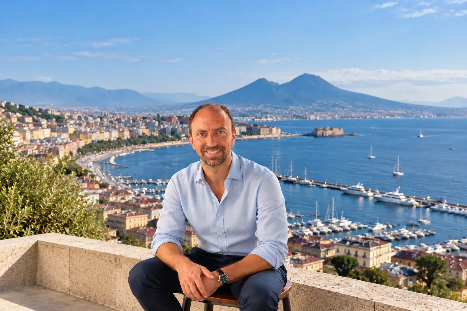 Francesco Correale, nella sua fotografia originale