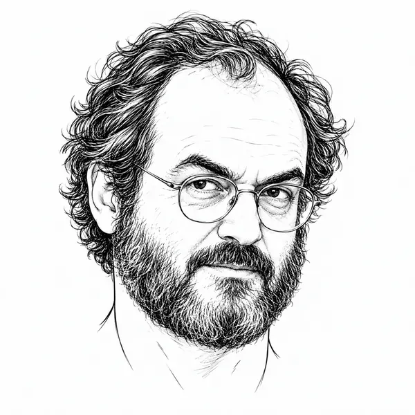Stanley Kubrick — illustrated portrait