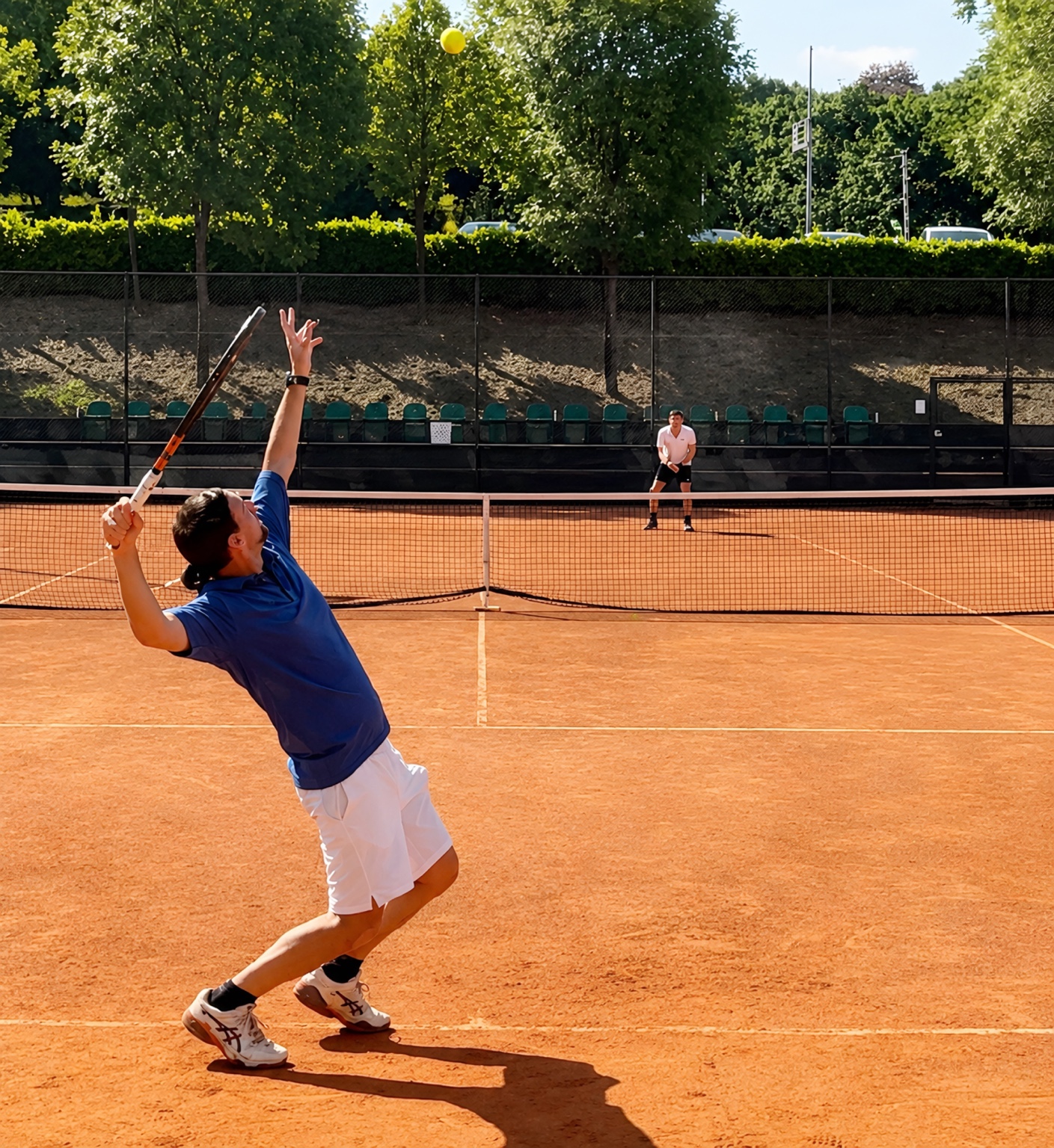 Tennis on a clay court
