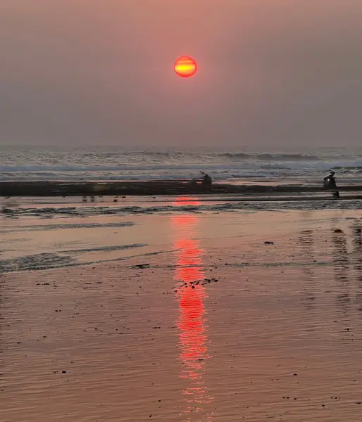 Sunset on the beach, Bali